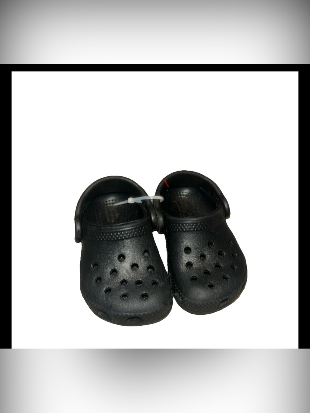 Kids Black Foam Clog Sandals - (Brand )